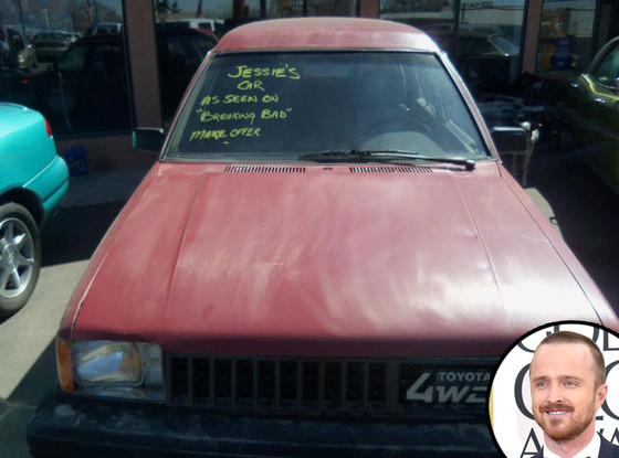 Aaron Paul, Breaking Bad Car, Facebook Aaron Paul, Breaking Bad Car, Facebook